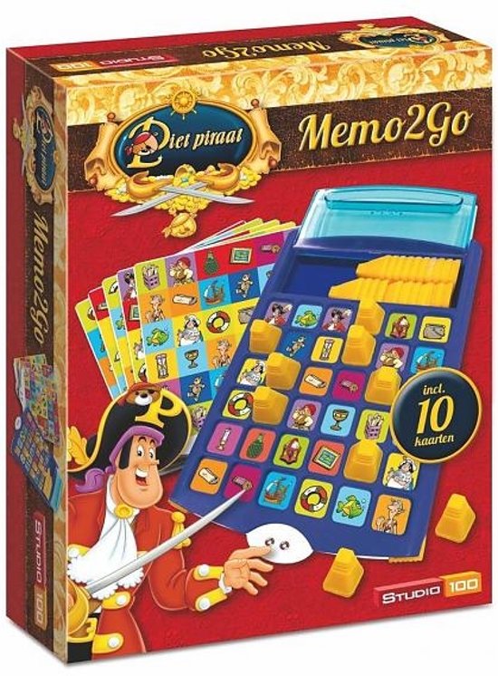 Thumbnail van een extra afbeelding van het spel Memo 2 go spel van Piet Piraat