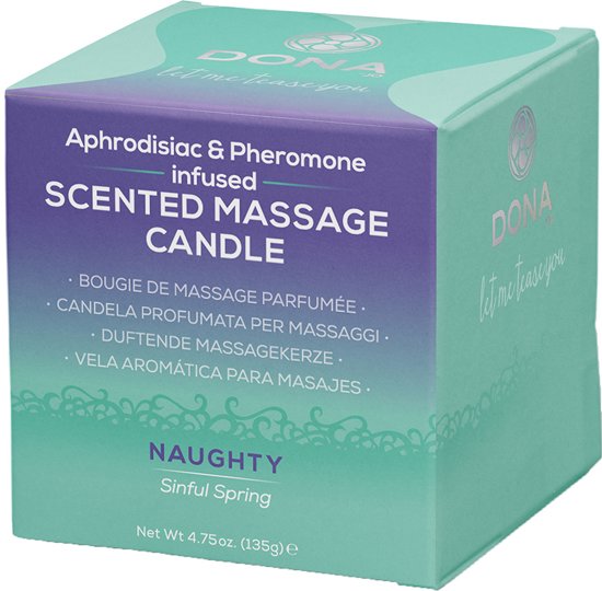 Dona scented massage candle Naughty