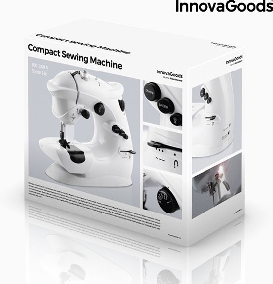 InnovaGoods Compacte Naaimachine 6 V 1000 mA Wit