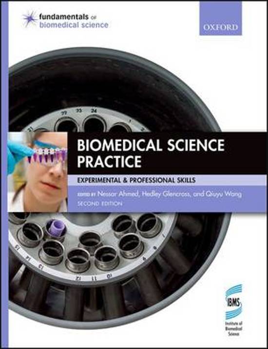 Biomethoden samenvatting boek jaar 2