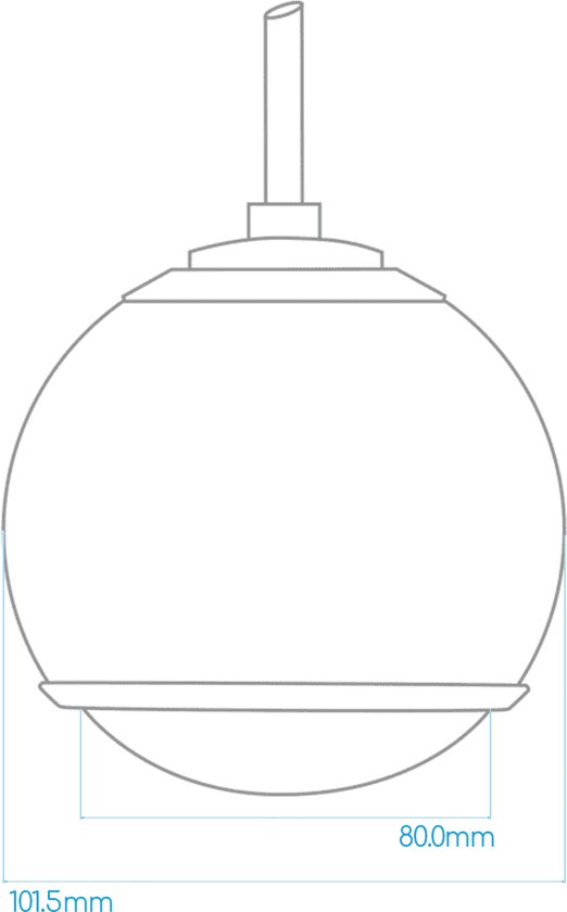 Gallo Acoustics Micro Droplet - Hangende Speaker - Creme