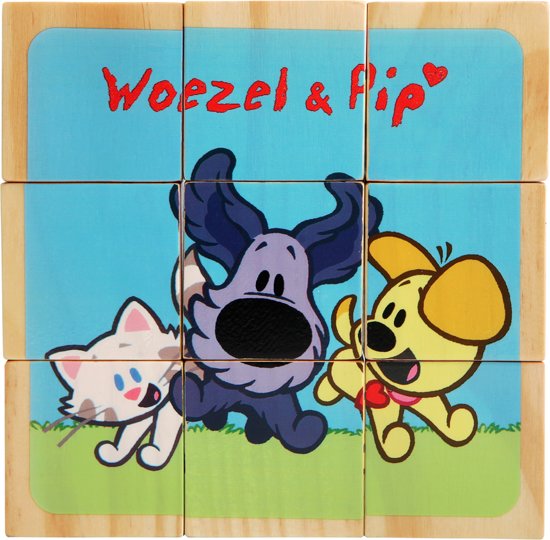Woezel & Pip Houten Blokken Puzzel