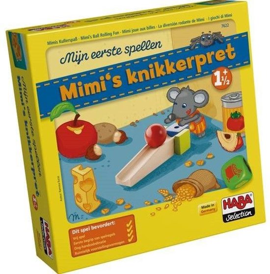 Afbeelding van het spel Haba Selection - Spel - Mijn eerste spellen - Mimi's knikkerpret (Nederlands) = Duits 7470 - Frans 7621