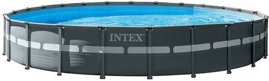 Intex Opzetzwembad Met Accessoires Ultra Xtr Frame 732 X 132 Cm Antraciet