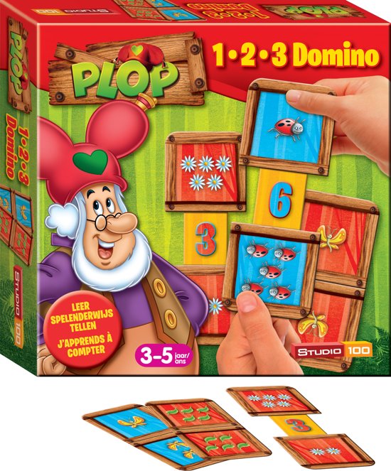 Afbeelding van het spel Kabouter Plop Domino - Kinderspel