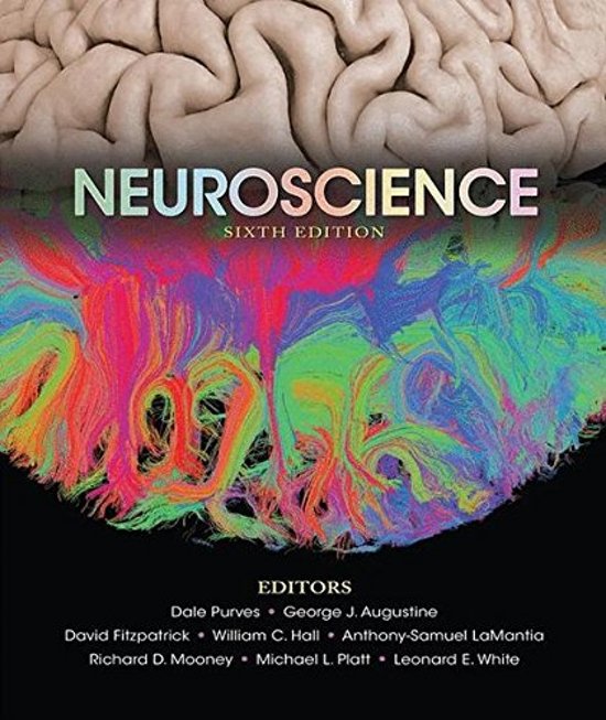 Neuroscience 6th Edition Test Bank by Purves • Augustine • Fitzpatrick • Hall • LaMantia • Mooney • Platt • | 100% Correct Answers | 34 Chapters