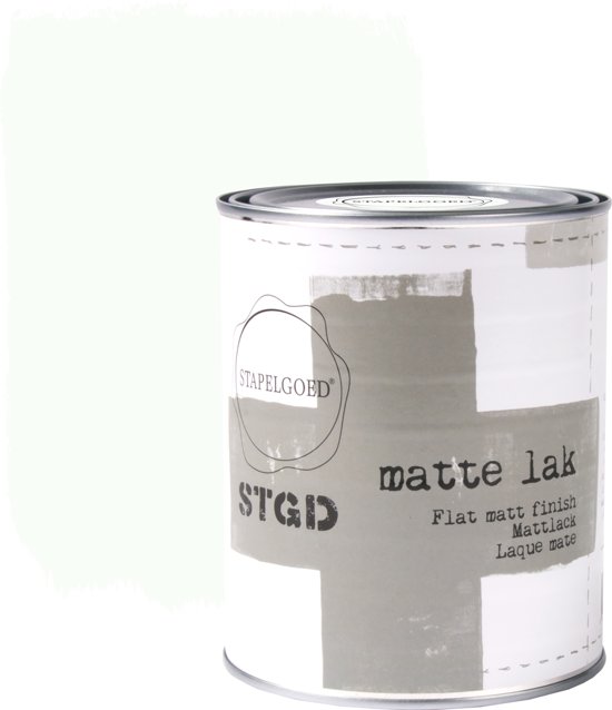 Stapelgoed - Matte Lak - Paper - Wit - 1L