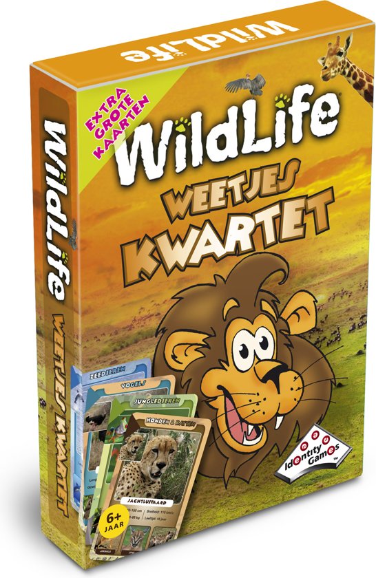 Afbeelding van het spel Wildlife Weetjes kwartet - Kaartspel
