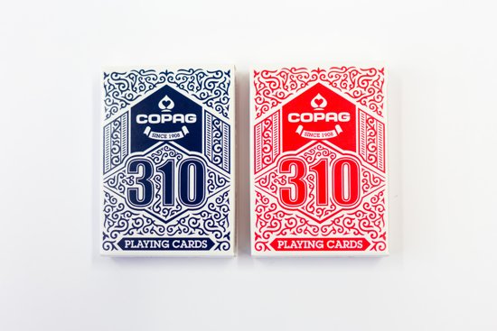Thumbnail van een extra afbeelding van het spel Copag 310 - Dubbel Deck Red & Blue