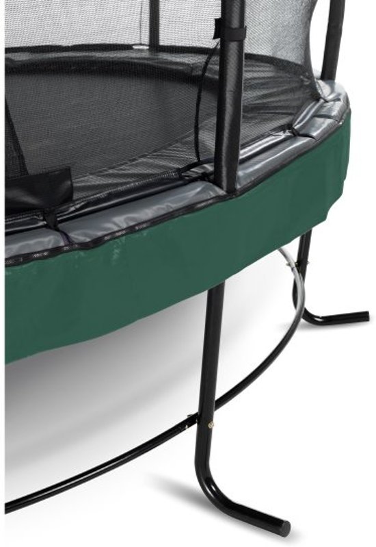 EXIT Elegant trampoline ø427cm met veiligheidsnet Deluxe - groen