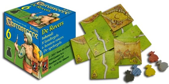 Thumbnail van een extra afbeelding van het spel Carcassonne: Mini Uitbreiding De Rovers