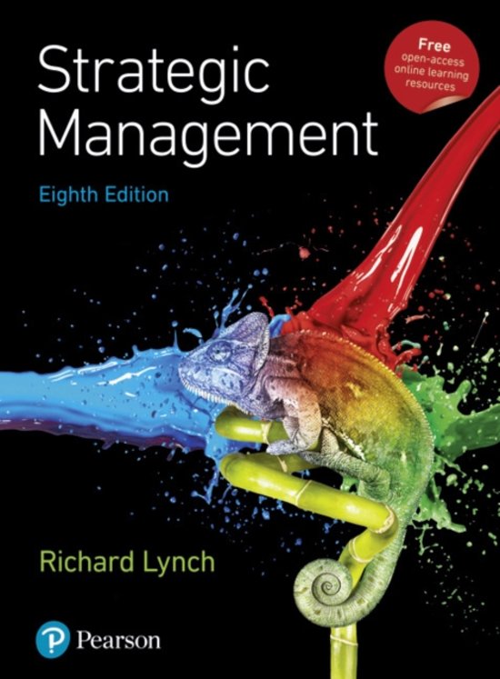 Summary book 'Strategic management' - CASE EXAM IB year 4 - organisation & people