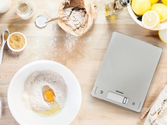 Soehnle - Page comfort 300 slim - Digitale keukenweegschaal - Zilver