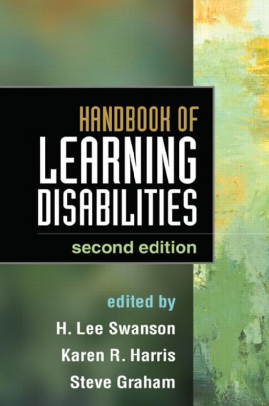 Samenvatting Handbook of Learning Disabilities - Swanson