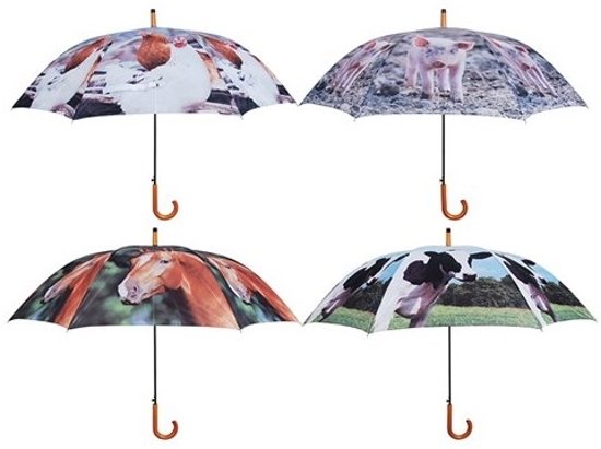 Esschert Design Paraplu farm animals