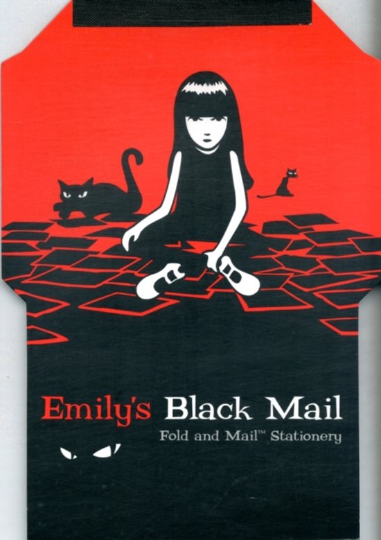 Afbeelding van het spel Emily's Black Mail: Fold And Mail Stationery