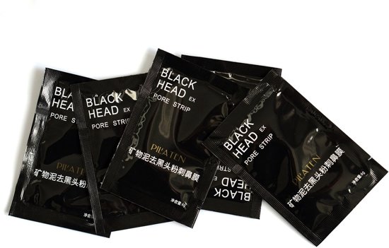 Foto van 100x Blackhead Masker strips| Pil'aten | Mee-eters verwijderen & Blackhead Killer
