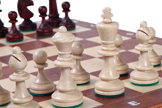 Sunrise tournament 3- Luxe schaakspel /schaakbord (Hout)