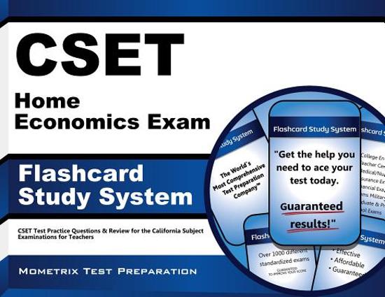 Afbeelding van het spel Cset Home Economics Exam Flashcard Study System