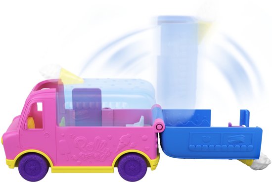 Polly Pocket Pollyville Vehicles Ijscowagen