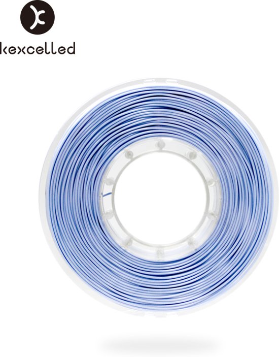 kexcelled-PLAsilk-1.75mm-blauw/blu-500g(0.5kg)-3d printing