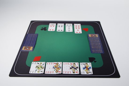 Thumbnail van een extra afbeelding van het spel Bridge playmat Kaartspel Speelmat