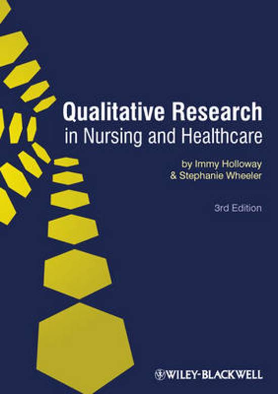 Methodologie kwalitatief onderzoek/schakeljaar master in de verpleegkunde/vroedkunde