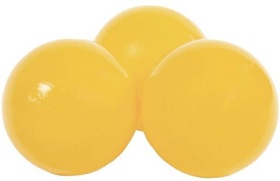 Misioo Extra set ballen, 50 stuks | Mosterdgeel