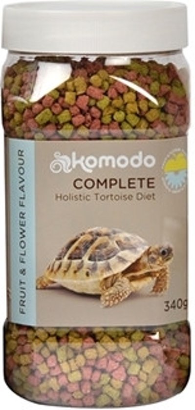 Komodo Schildpadvoer - Fruit/Bloem - 340 gr