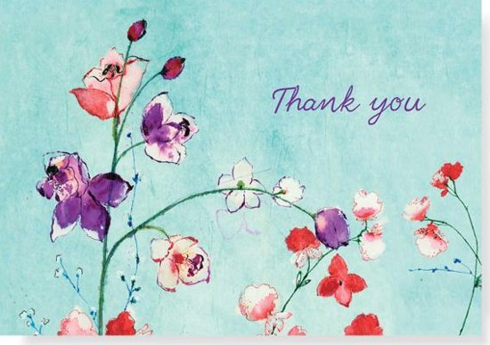 Afbeelding van het spel Fuchsia Blooms Thank You Notes