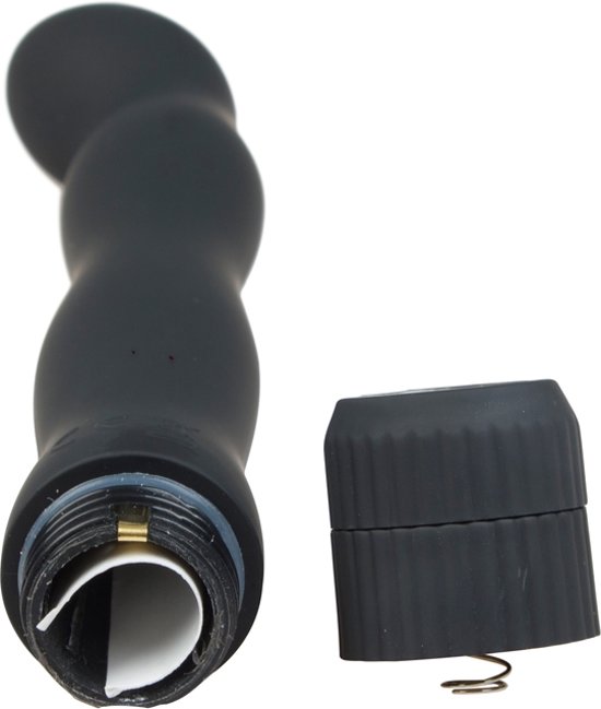 Golvende zwarte anaal vibrator