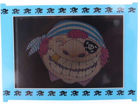 Afbeelding van het spel Toi-toys Magische Bewegende Kaart Piraat Blauw
