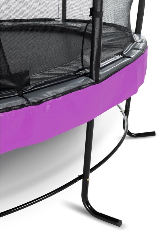 EXIT Elegant Premium trampoline ø427cm met veiligheidsnet Deluxe - paars