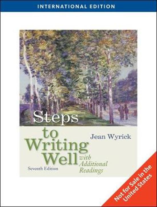 STEPS TO WRITING WELL 9TH EDITION JEAN WYRICK PDF