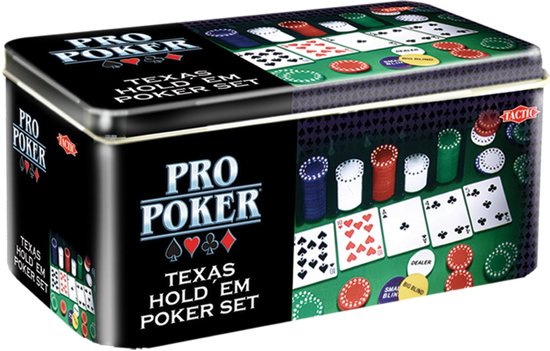 Afbeelding van het spel Tactic Pro Poker Texas Hold'em Set