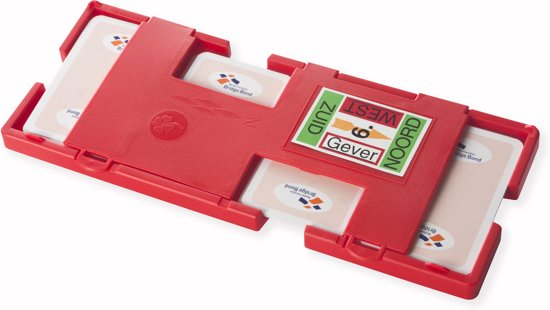 Afbeelding van het spel Set van 12 Nederlandse Bridge Bond Superplus Boards, rood