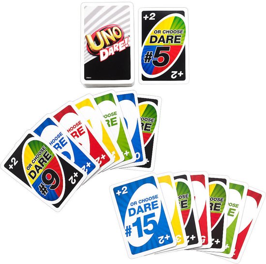 Thumbnail van een extra afbeelding van het spel Uno Dare - Kaartspel