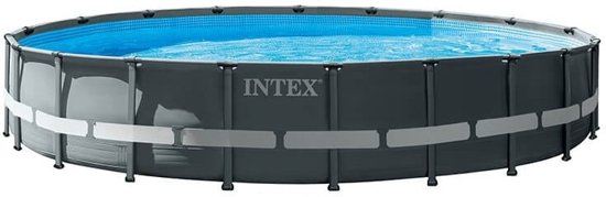 Intex Opzetzwembad Met Accessoires Ultra Xtr Frame 610 X 122 Cm Antraciet