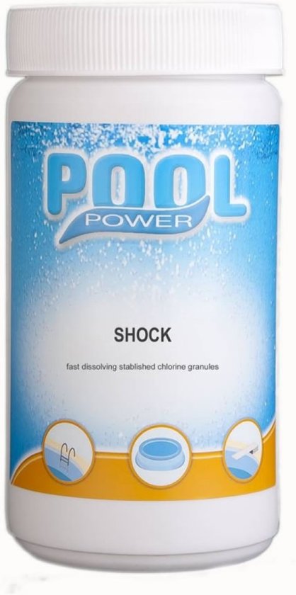 Pool Power Shock zwembad desinfectiemiddel - 1 kg