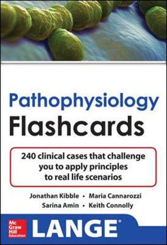 Afbeelding van het spel Pathophysiology Flash Cards