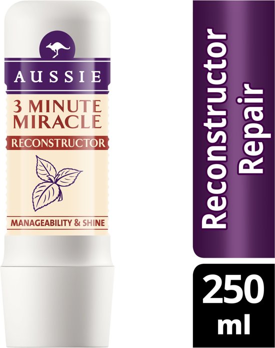 Foto van Aussie 3 Minute Miracle Reconstructor - 250ml - Haarmasker