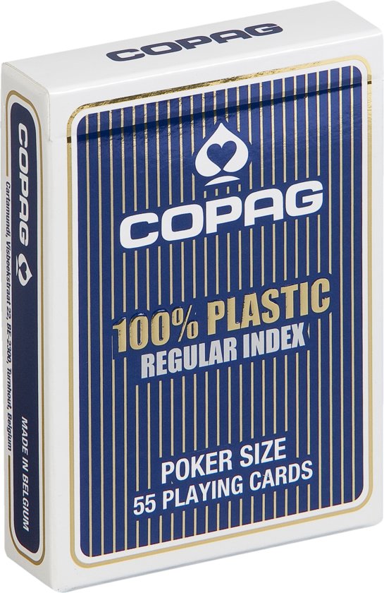 Afbeelding van het spel Copag Plastic speelkaarten - Regular - Blauw