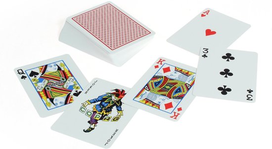 Thumbnail van een extra afbeelding van het spel Copag Plastic speelkaarten - Regular - Rood