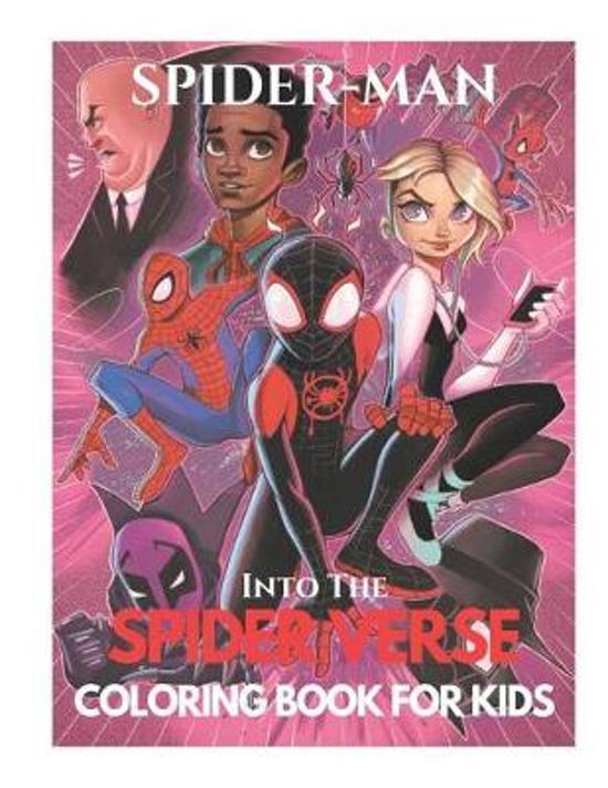 bol.com | Spider-Man Into The Spider Verse Coloring Book ...