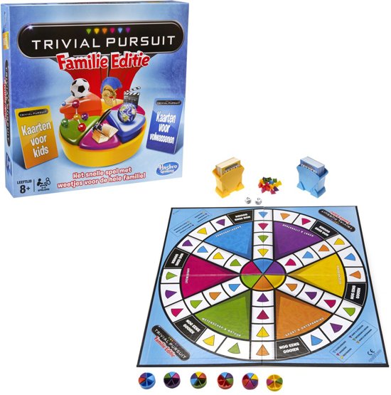 Thumbnail van een extra afbeelding van het spel Trivial Pursuit Familie Editie VLAAMS - Bordspel - 2015