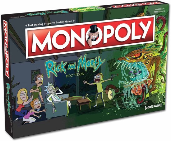 Thumbnail van een extra afbeelding van het spel Monopoly  Rick and Morty Edition