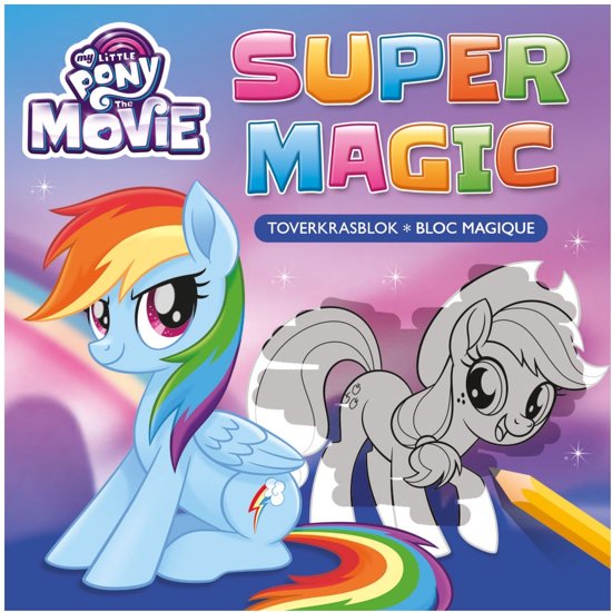 Afbeelding van het spel My little pony super magic toverkrasblok / my little pony super magic bloc magique