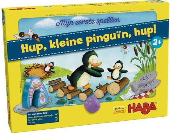 Afbeelding van het spel Haba Mijn eerste spellen - Hup, kleine pinguïn, hup! 301844