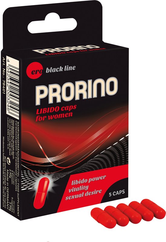 Libido capsules voor vrouwen 5 stuks