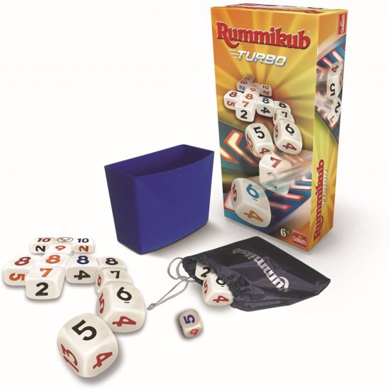 Thumbnail van een extra afbeelding van het spel Rummikub Turbo - Gezelschapsspel